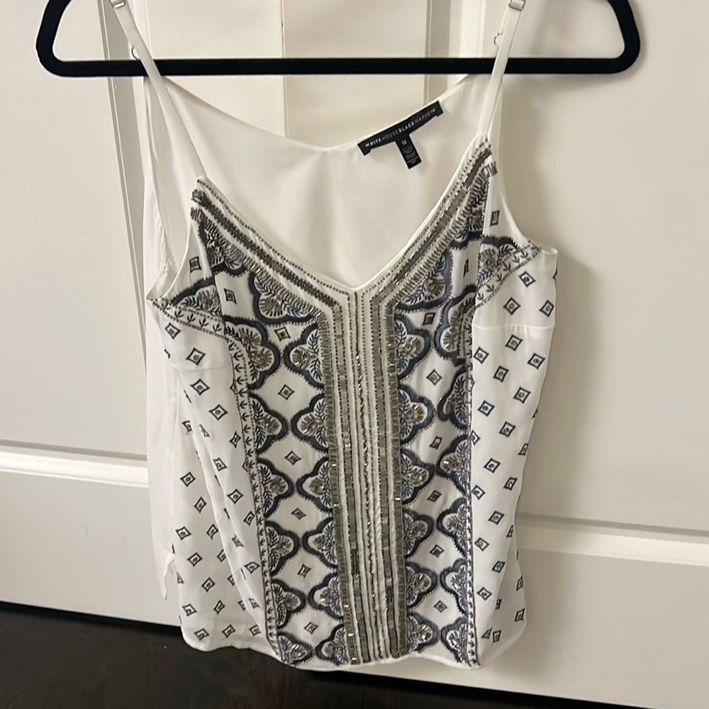 White House Black Market Beaded Cami